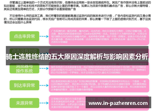骑士连胜终结的五大原因深度解析与影响因素分析