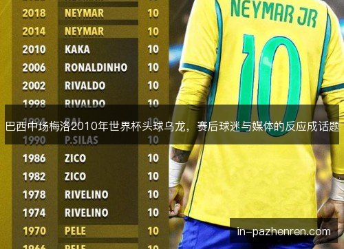 巴西中场梅洛2010年世界杯头球乌龙,赛后球迷与媒体的反应成话题 巴西中场梅洛2010年世界杯头球乌龙,赛后球迷与媒体的反应成话题
